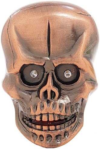 Light-Up LED Skull Lighter with Creepy Sound Effect
