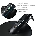 Desk Lamp Jodin Guanya LED Table Lamp Stepless Brightness Adjusted 4 Lighting Modes 1-Hour Auto Timer USB Charging Port Memory Function Touch-Sensitive Control Panel Eye-Caring 10W Black