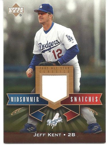 Jeff Kent 2005 Upper Deck Game Jersey Card #JK Los Angeles Dodgers