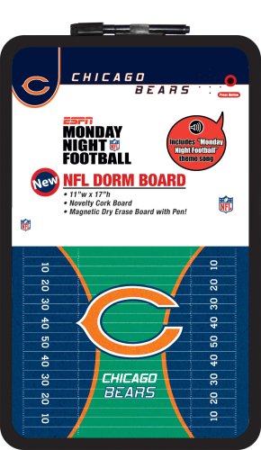 Turner NFL Chicago Bears Sound Message Center, 11 x 17 Inches (8620062)