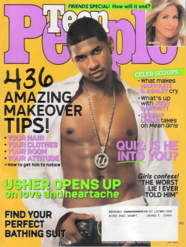 Teen People Magazine Usher May 2004 Issue (Mean Girls, Lindsay Lohan, Friends)
