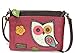 Chala Mini Crossbody Handbag, Pu Leather, Small Shoulder Purse Adjustable Strap (Owl)
