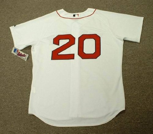KEVIN YOUKILIS Boston Red Sox Majestic AUTHENTIC Home Baseball Jersey, 52/2XL