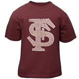 adidas Florida State Seminoles (FSU) Garnet Toddler Faded Logo T-shirt