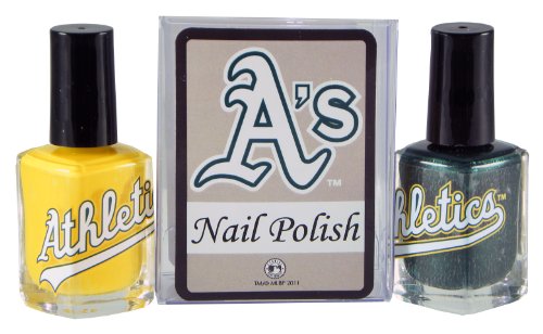 MLB Oakland Athletics Two-Pack Team Colored Nail Polish
