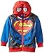 DC Comics Little Boys' Superman Zip Up Hoodie with Mesh Eyes with Cape