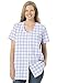Women's Plus Size Seersucker Baseball Bigshirt