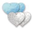 Nippies Bride Nipple Cover Pasties Blue Heart