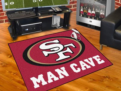 San Francisco 49ers Man Cave All-Star Rug 34"x45" - FAN-14364