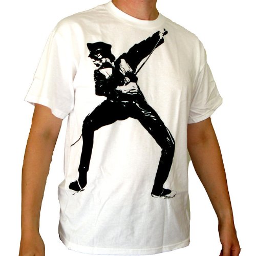 Queen official Freddie Mic Stance T shirt size L