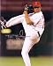 Autographed 8x10 Photo Leg Kick Francisco Rodriguez - Los Angeles Angels of Anaheim Baseball Autographed (Certificate of Authenticity: NAXCOM Authenticated) EX - Ex. or Better Image