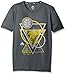 adidas Big Boys' Climalite Short Sleeve Graphic Tee, DGH/EQT Yellow, Small/8