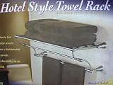 Hotel Style Towel Rack Brushed Nickel Finish