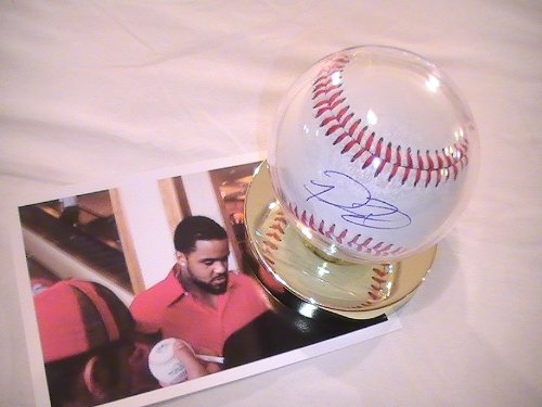 PRINCE FIELDER SIGNED AUTOGRAPHED MILWAUKEE BREWERS BASEBALL COA + HOLOGRAM