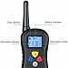 SZJJX Wireless LCD Remote Dog Training Collar LCD 330 Yards Water Resistant from 25 to 100 lbs, with Safe Beep, Vibration and Shock Electronic Collar with Silicone, Visible Control Buttons