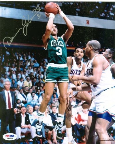 Dennis Johnson Autographed / Signed Vs. Sixers 8x10 Photo (PSA/DNA)