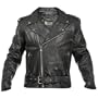 Men's Premium Leather with Zip-out lining Classic Biker Jacket