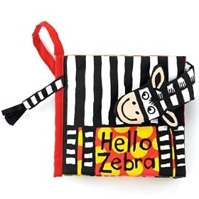 Little Jellycat - Hello Zebra - Baby Soft Book