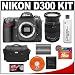Nikon D300 Digital SLR Camera & 18-200mm HSM Optical Stabilizer Zoom Lens + 16GB Card + Nikon EN-EL3e Battery + Nikon Case + Cameta Bonus Accessory Kit