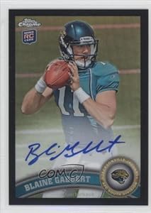 Blaine Gabbert #15/25 Jacksonville Jaguars (Football Card) 2011 Topps Chrome Black Refractor Rookie Autograph [Autographed] #RAP-55