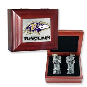 NFL Ravens Flared Team Shooters Collector Box