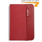 Amazon Kindle Keyboard Lighted Leather Cover, Burgundy Red (only fits Kindle Keyboard)by Amazon