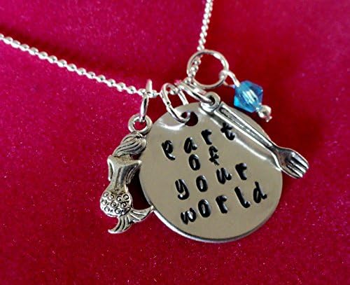 Little Mermaid Necklace-Part of your world necklace-The Little Mermaid inspired Ariel necklace-mermaid necklace