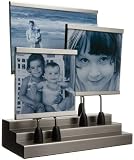 Umbra 306012-410 Annex 4 by 6-Inch, 4 by 4-Inch and 3-1/2 by 3-1/2-Inch Photo Frame, Nickel