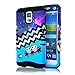 Galaxy S5 Case, Samsung Galaxy S5 Case - Hybrid Three Layer Armor Defender Case Cover Shock-Absorption / Impact Resistant Bumper for Galaxy S5 / Galaxy i9600 (Space Owls)