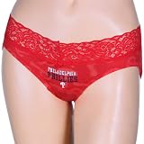 NCAA Philadelphia Phillies Red Burnout Team Name Panties (Medium)