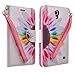 Samsung Galaxy Mega 2 Case - Wallet Folio ID Holder Pouch (SUN FLOWER WALLET)