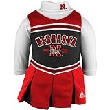 adidas Nebraska Cornhuskers Scarlet Infant Two-Piece Cheerleader Dress