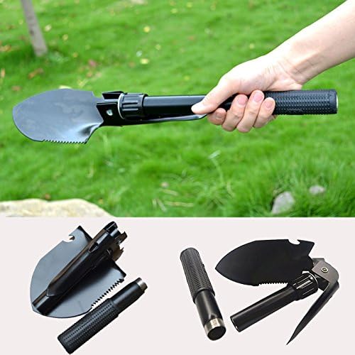Outdoor Multi Purpose Folding Utility Shovel and Pick for Camping,Hiking,Gardening,Backpacking