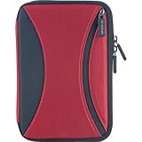 M-Edge Red Nylon Canvas Latitude Jacket for Amazon Kindle Fire and Kindle 3