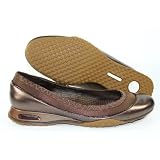 Cole Haan Womens Air Bria Ballet Brown Metallic Dress Shoes at Cole Haan