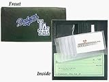 Los Angeles Dodgers Embroidered Leather Checkbook Cover