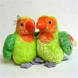 Lovebird Smootching Pair, 10 by Aurora
