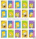The Simpsons Mint Sheet 20 USA .44 Cent Postage Stamps MNH