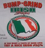 IRISH T-SHIRT IRISH BUMP N GRIND FLAG TEE!