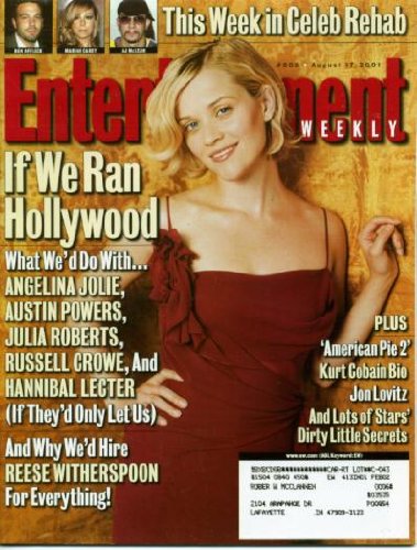 Entertainment Weekly August 17, 2001 Reese Witherspoon, Kurt Cobain Bio, Jon Lovitz, American Pie Sequal