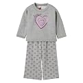 Infant Girls' Hanes 2pc Fleece Set - Grey Heather