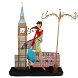 Shopping Girl in London Earrings Holder Jewelry Organizer