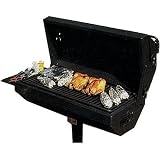 BBQ Guys Campground BBQ Charcoal Grill On Post - EC-40 B2