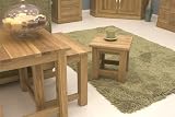 Mobel Oak Nest of 3 Coffee Tables