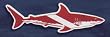 6 Shark Dive Flag Bumper Sticker