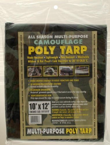 CAMO TARP 10'X12' Hunting Hunting Equipment General Hunting Accessories