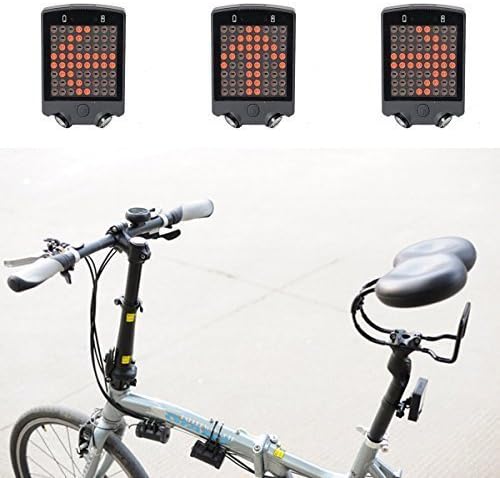 Kencai Bicycle Bike Turn Signals Rear Light USB Rechargeable With Wireless Remote Laser Beams Cycling Tail Light Smart Waterproof LED For Safety For Motorbike