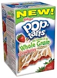 Pop-Tarts, (Semi-Frosted) Whole Grain Strawberry, 8-Count Tarts (Pack of 12)