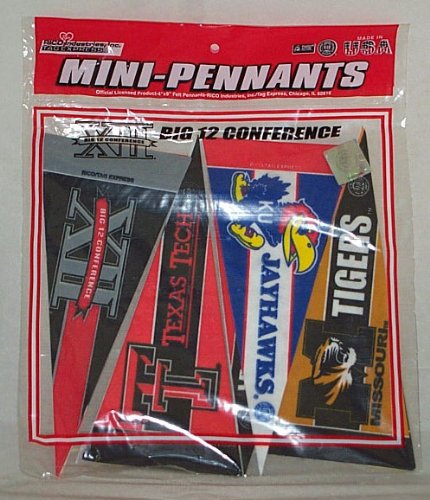 Big 12 Mini Pennant 12 Teams)