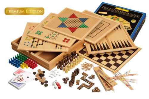 Philos 3101 - Holz-Spielesammlung 100, Premium Edition